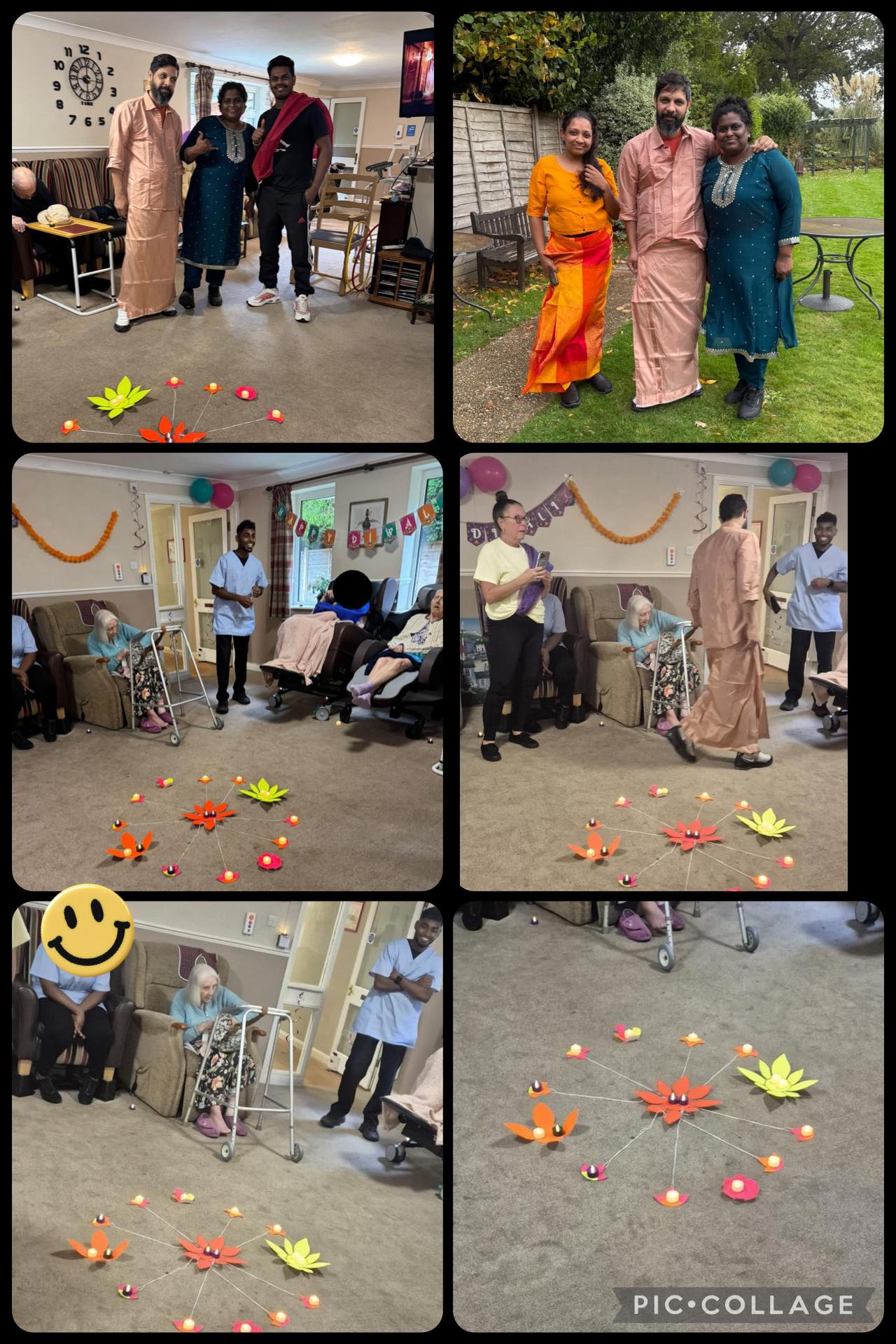 Our staff and residents came together yesterday to celebrate the beautiful Festival of Lights!