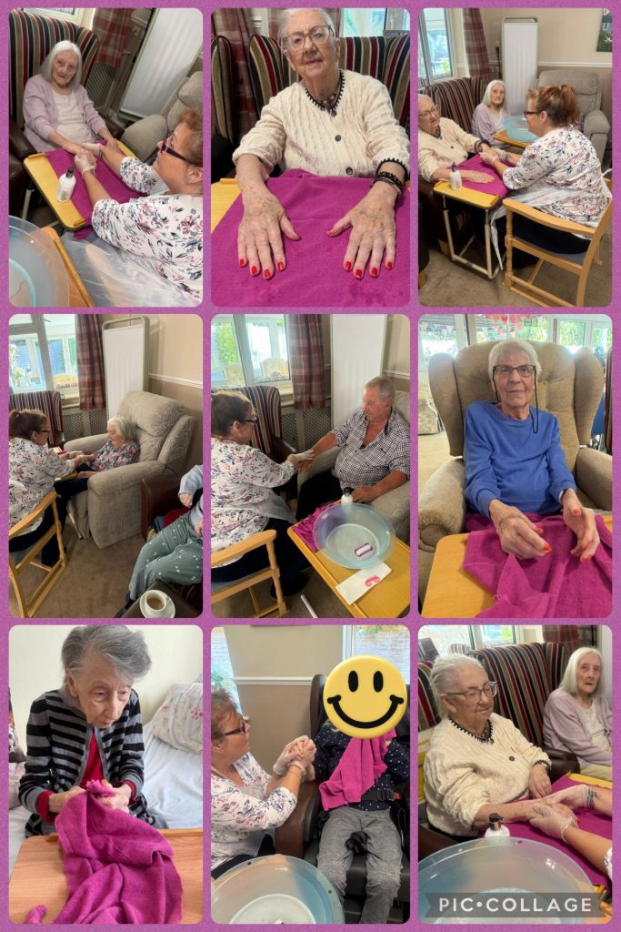 We enjoyed a pamper session this week