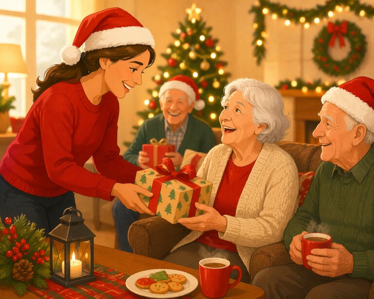 Making Christmas Special for Elderly Residents in Bexhill