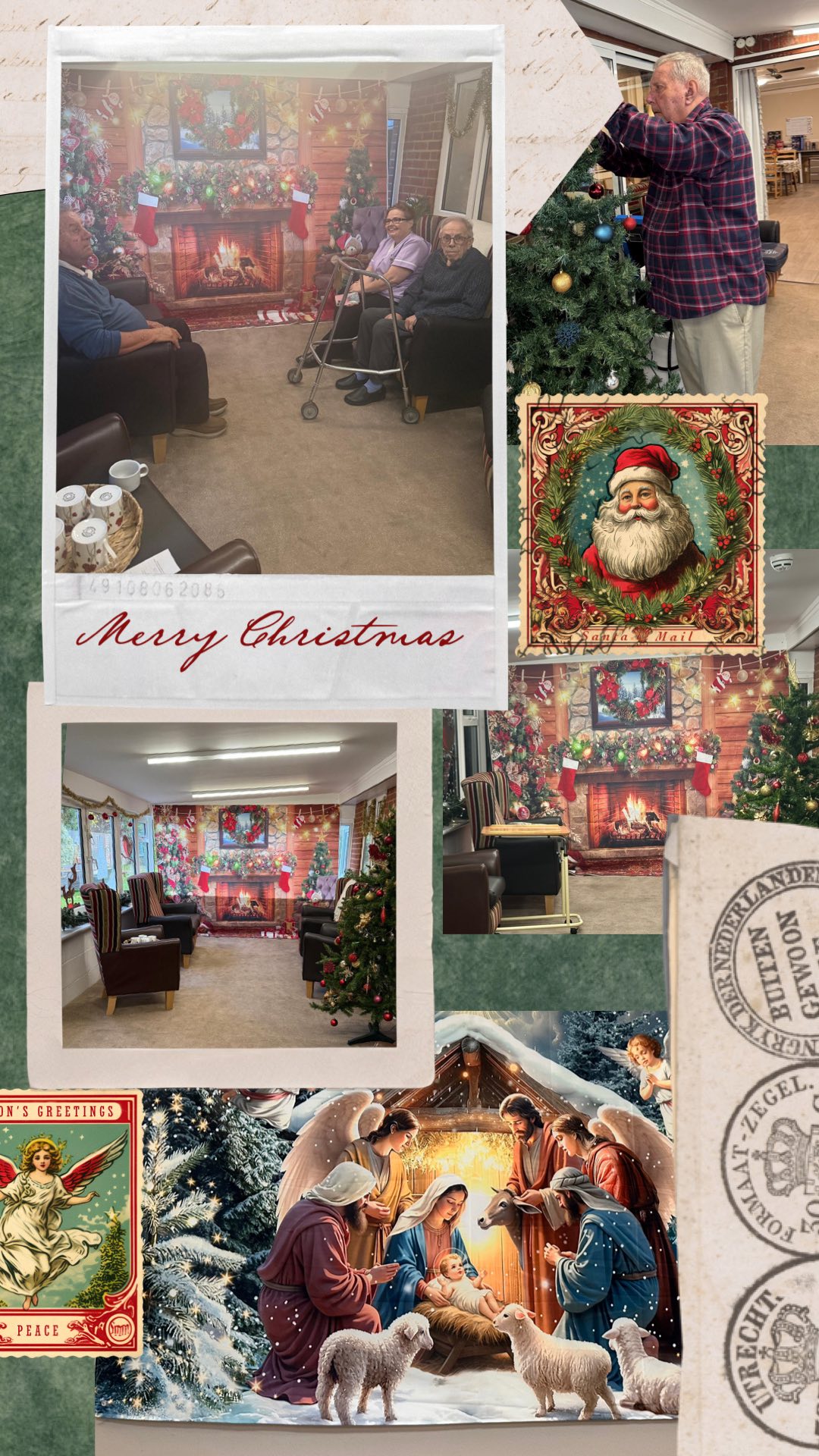 Making their own Decorations and Helping out