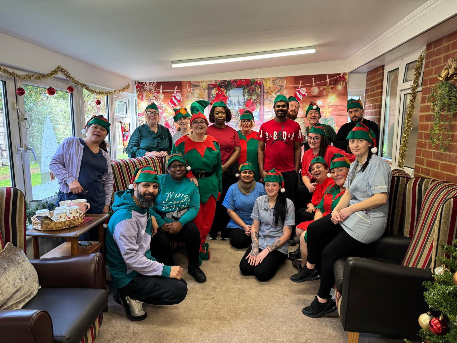 Such a Lovely Day at Work Celebrating Elf Day!