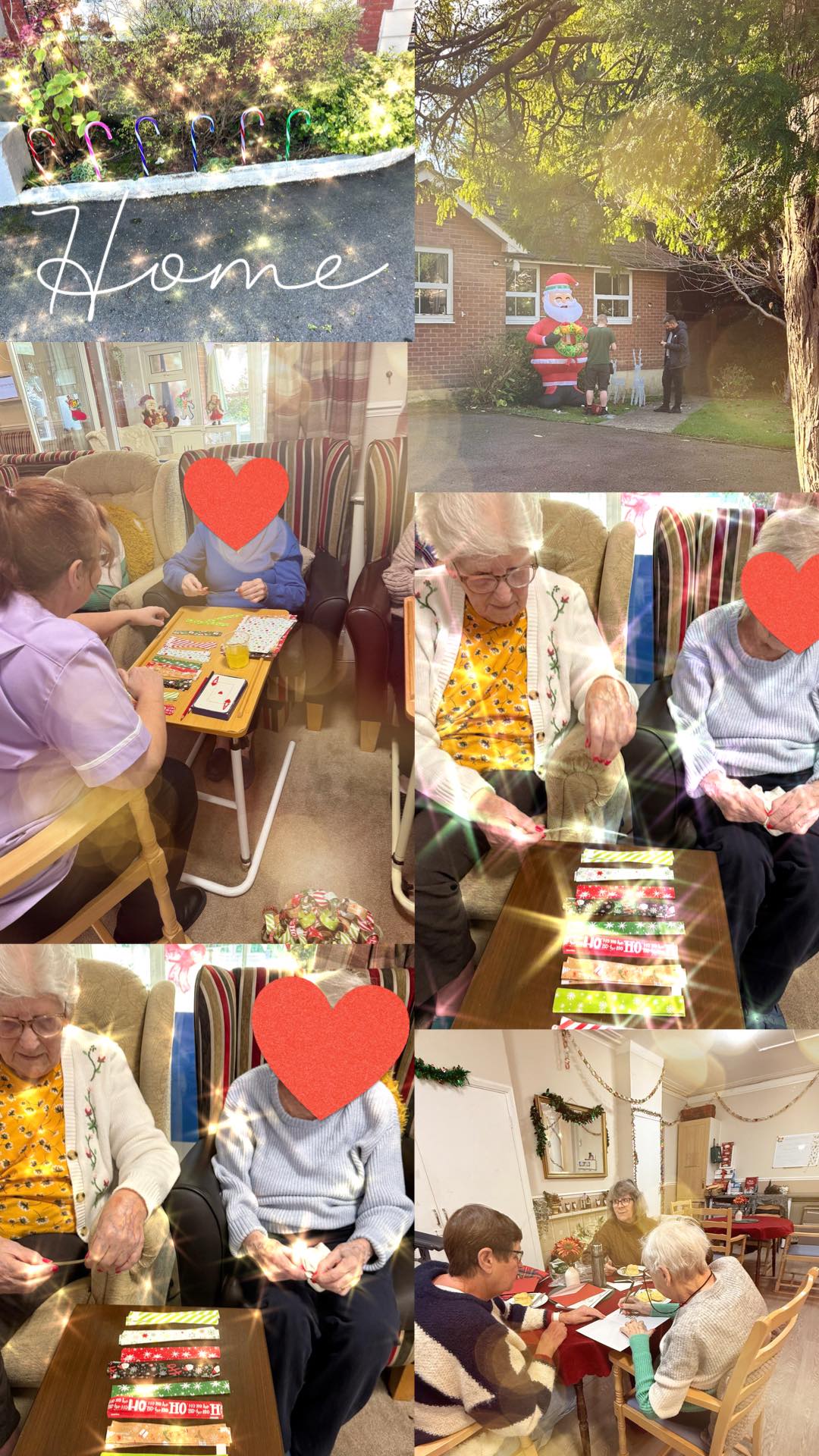 traditions of writing their own Christmas cards together