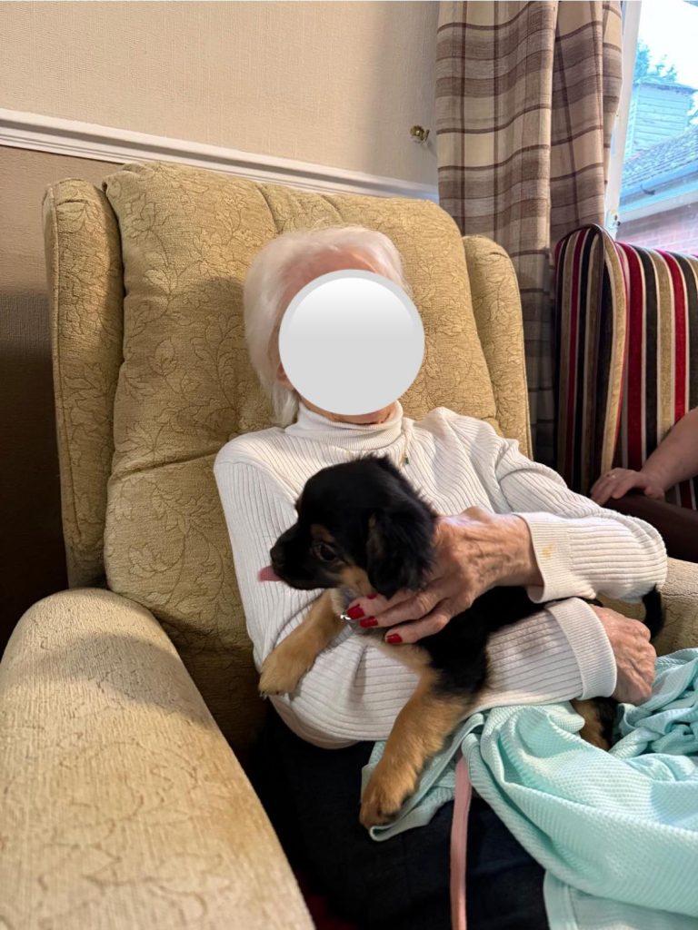 We Had a Cute Visit From Louise and Missy Her New Puppy 