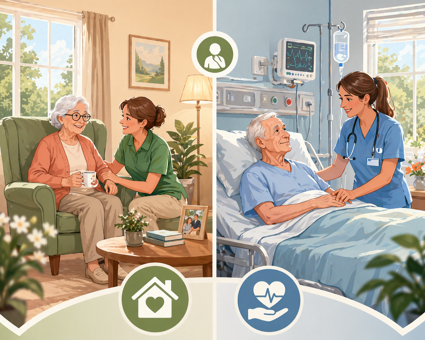 Residential Care vs Nursing Care: What’s the Difference?