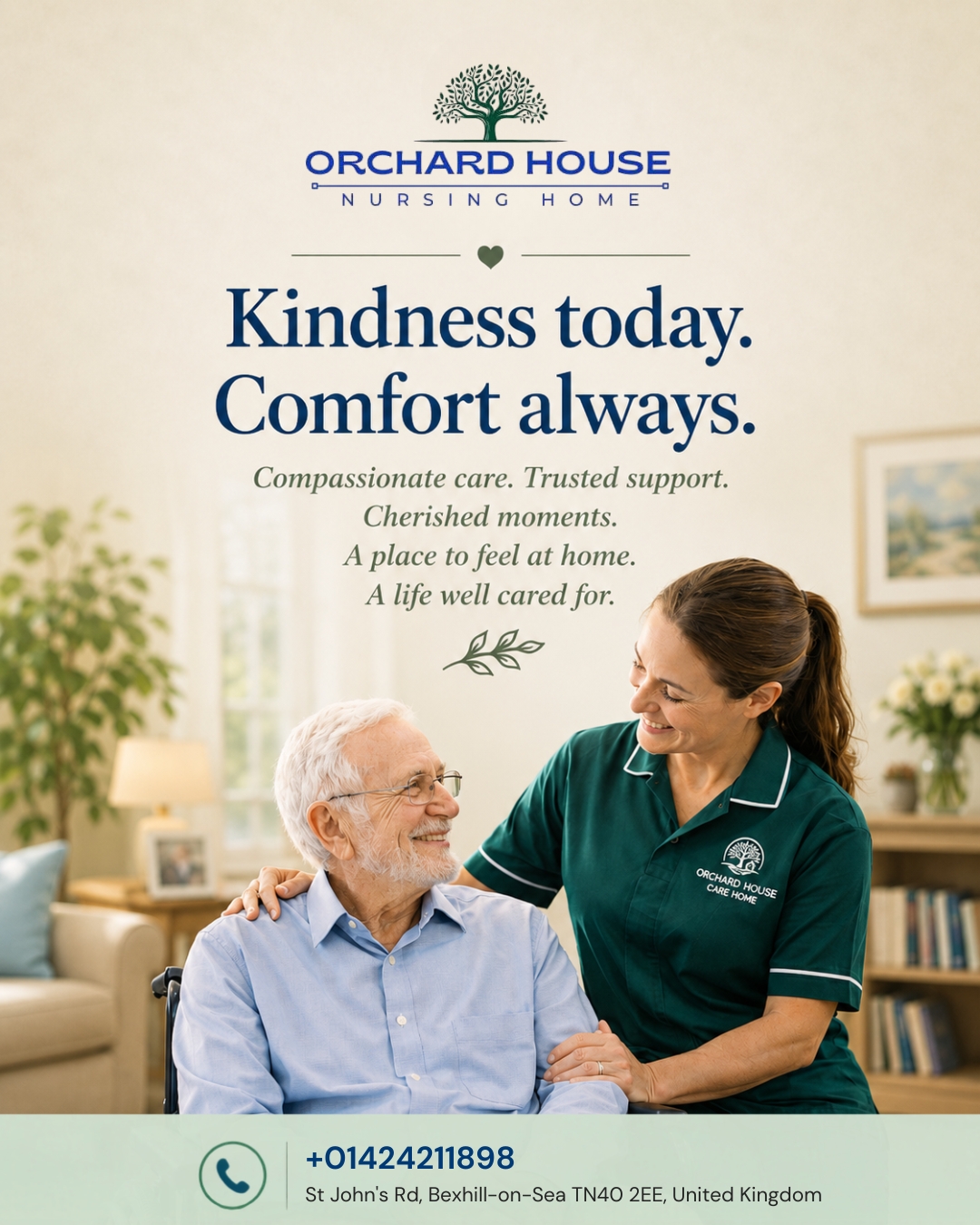 Kindness today. Comfort always.
