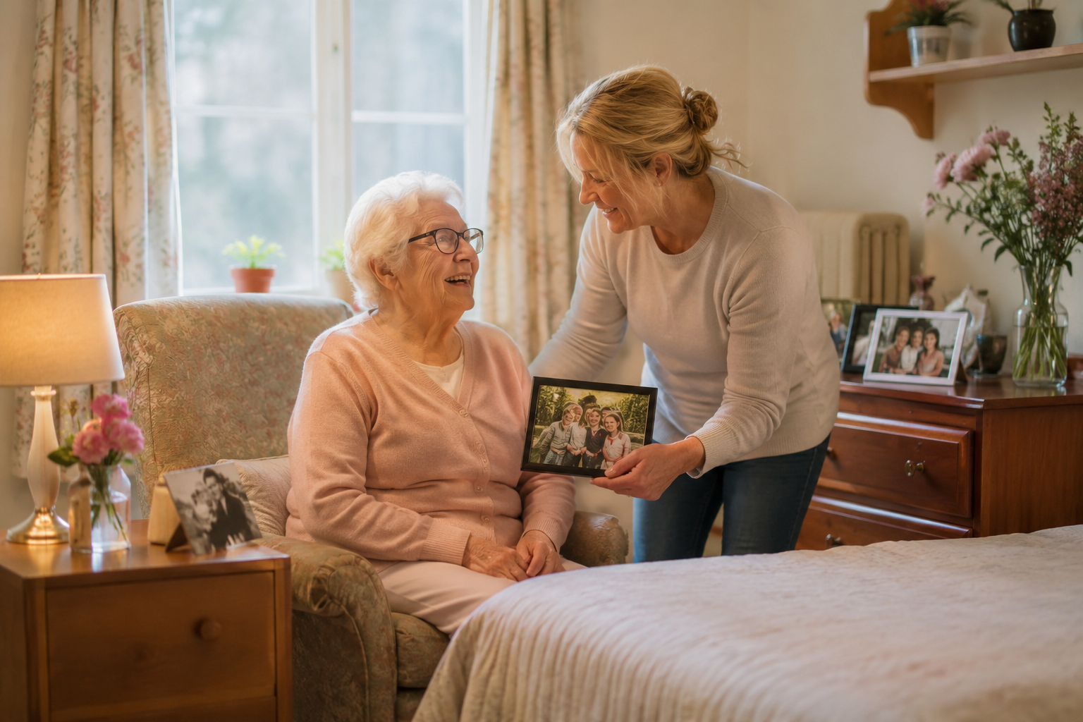 How to Help an Elderly Parent Feel at Home in a Nursing Home